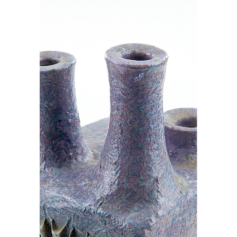 Vase de poterie vintage en céramique - 1960