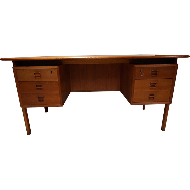 Bureau vintage en teck d'Arne Vodder pour Sibast - 1960