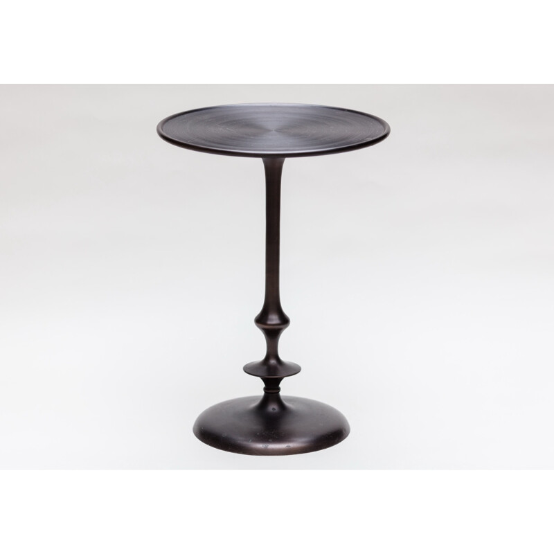 French brass pedestal table - 2000s