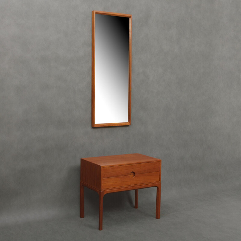 Chest of drawers with mirror by Aksel Kjersgaard - 1950s