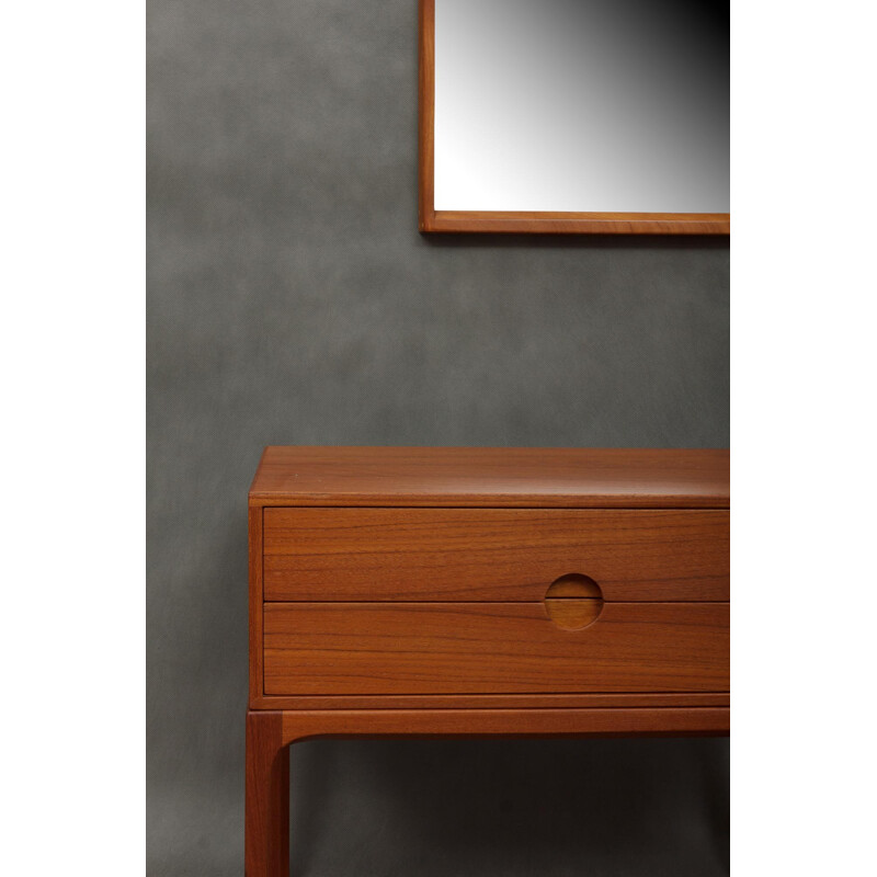 Chest of drawers with mirror by Aksel Kjersgaard - 1950s