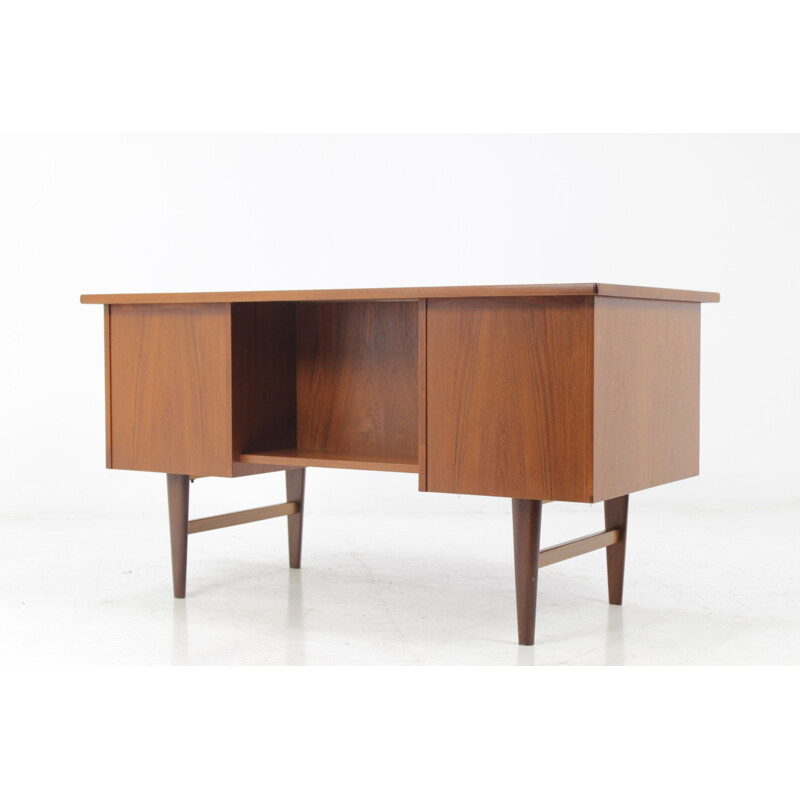 Bureau vintage en teck scandinave- 1960