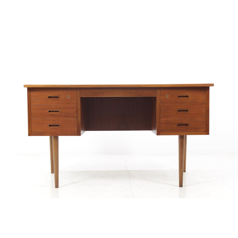 Vintage Danish writing desk in teak - 1960s