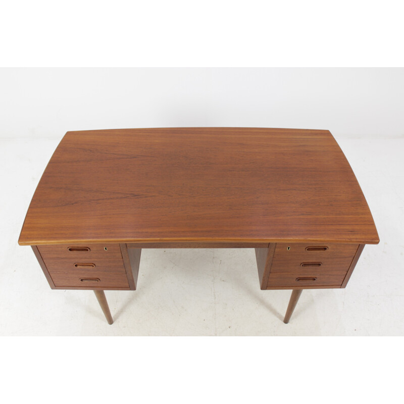 Vintage Danish writing desk in teak - 1960s