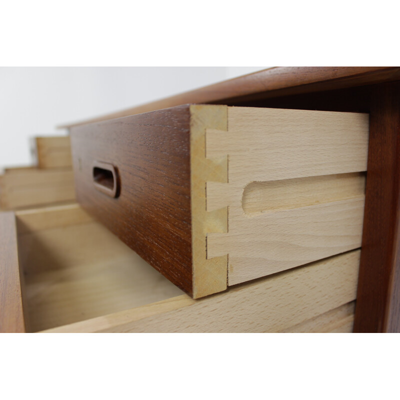 Vintage Danish writing desk in teak - 1960s