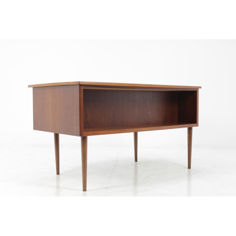 Vintage Danish writing desk in teak - 1960s