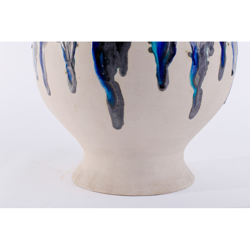 Large Vintage Ceramic Vase by Eva Bod - 1970s