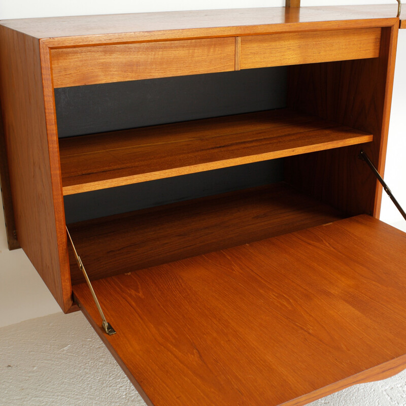 Royal System Wall bookcase by Poul Cadovius, Denmark - 1960s