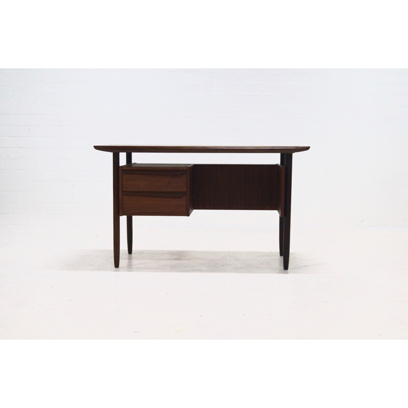 Mid-Century Teak Cow Horn Desk from Tijsseling - 1950s