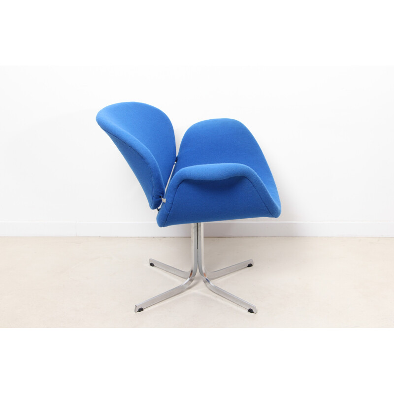 1st edition "Tulip" blue armchair, Pierre PAULIN - 1960s