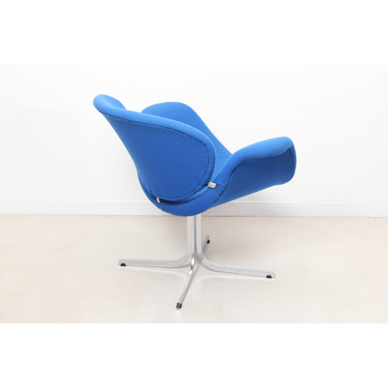 1st edition "Tulip" blue armchair, Pierre PAULIN - 1960s