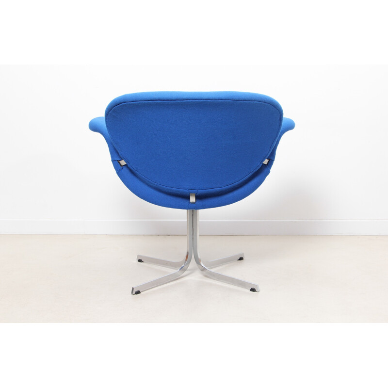 1st edition "Tulip" blue armchair, Pierre PAULIN - 1960s