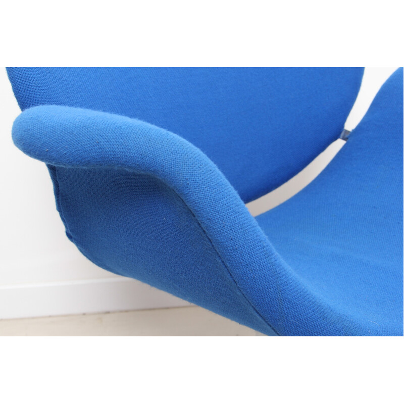 1st edition "Tulip" blue armchair, Pierre PAULIN - 1960s