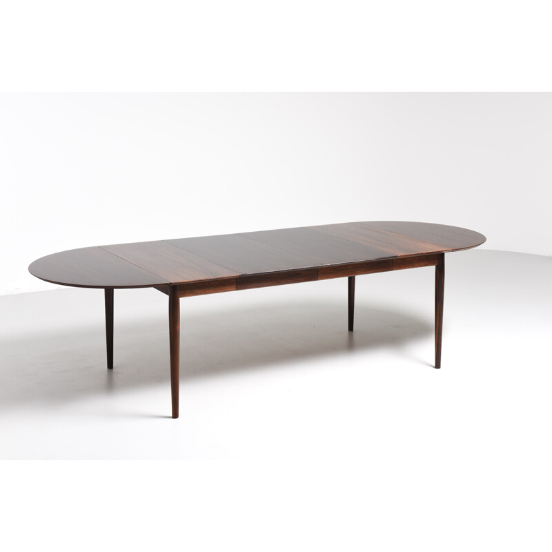 Vintage dining table in rosewood by Arne Vodder for Sibast - 1950s