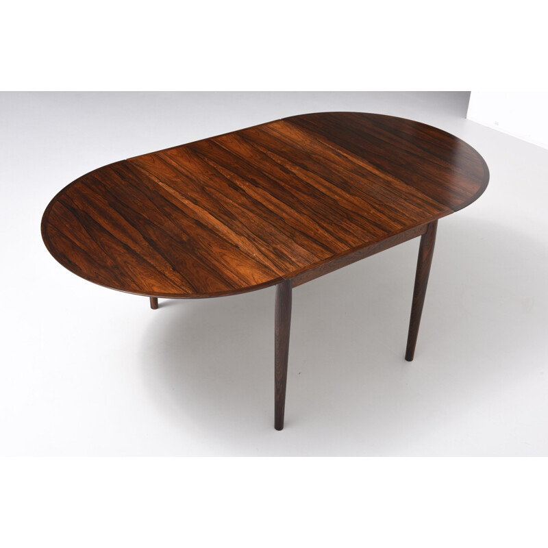 Vintage dining table in rosewood by Arne Vodder for Sibast - 1950s