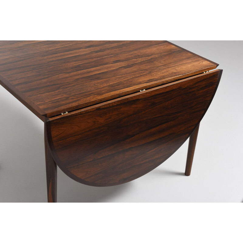 Vintage dining table in rosewood by Arne Vodder for Sibast - 1950s