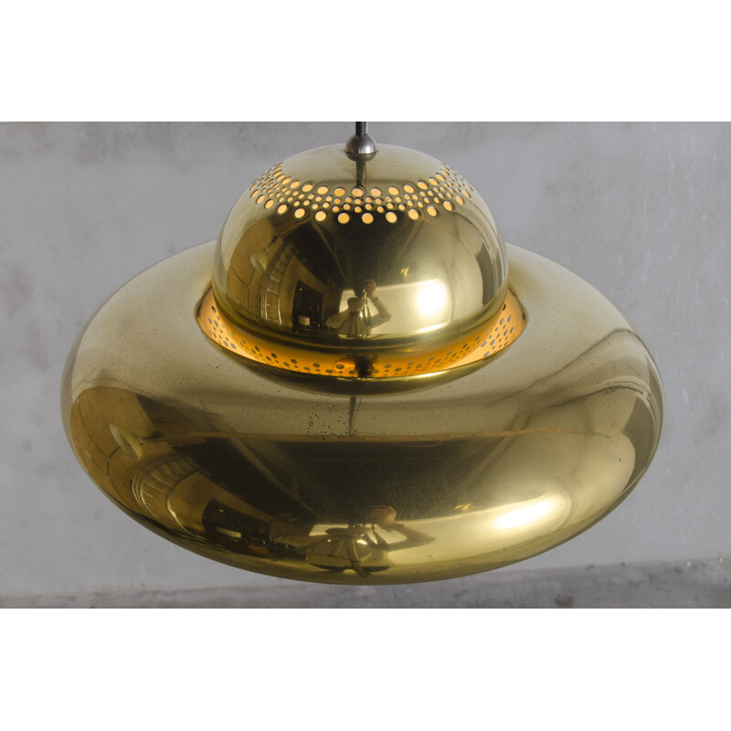 Brass "Fior di Loto" Pendant Lamp by Afra and Tobia Scarpa for Flos - 1960s