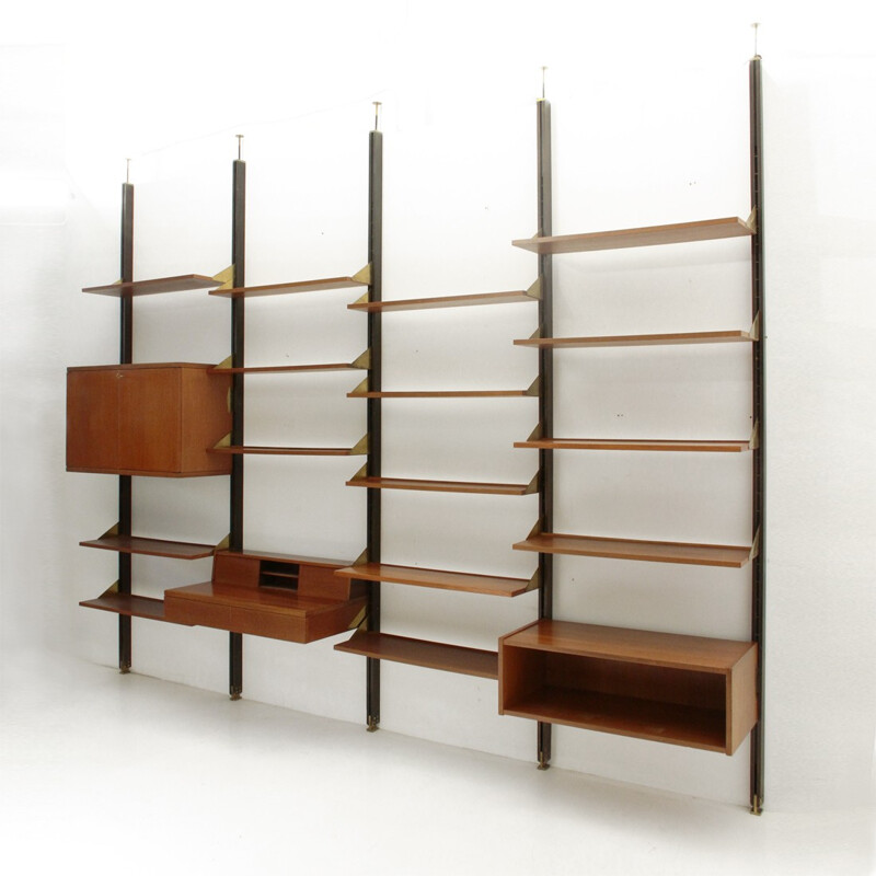 Modular wall unit system by La Permanente dei Mobili Cantù - 1950s