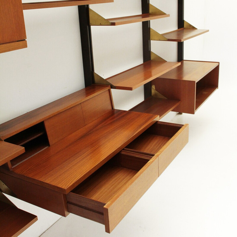 Modular wall unit system by La Permanente dei Mobili Cantù - 1950s