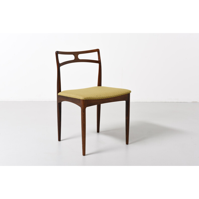 Set of 6 vintage chairs in rosewood by Johannes Andersen for Christian Linneberg - 1960s 