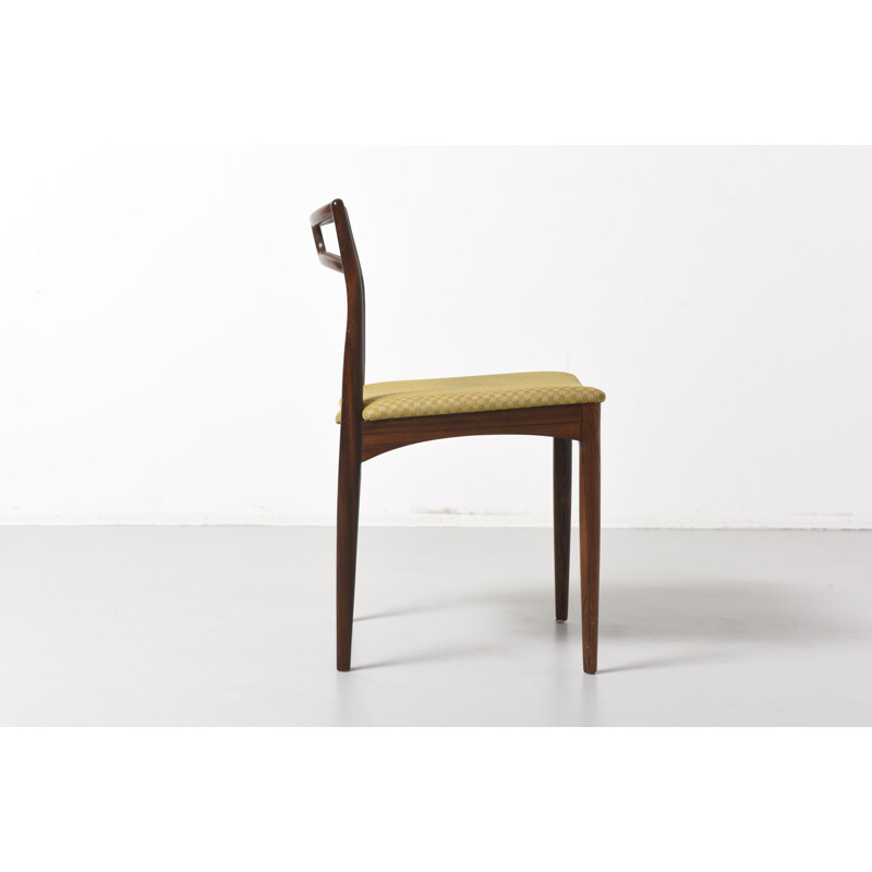 Suite de 6 chaises vintage en palissandre de Johannes Andersen pour Christian Linneberg - 1960