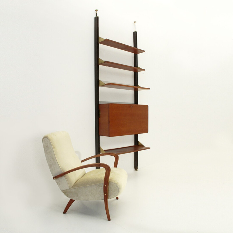 Vintage wall unit system by La Permanente dei Mobili Cantù - 1950s