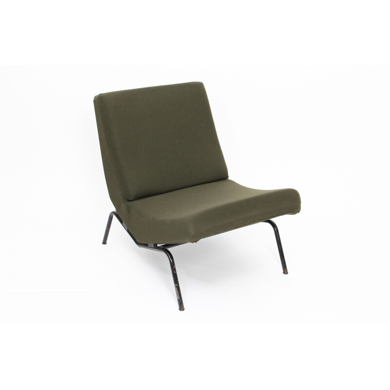 Green "CM194" low chair, Pierre PAULIN - 1950s