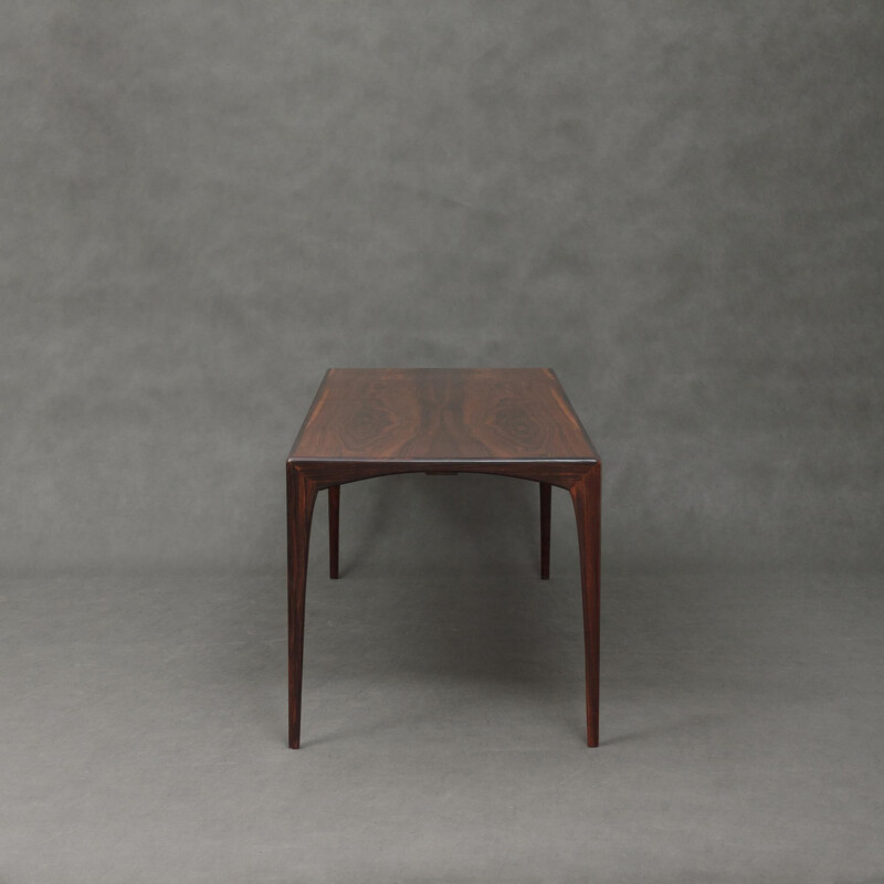 Vintage coffee table in rosewood by Johannes Andersen - 1960