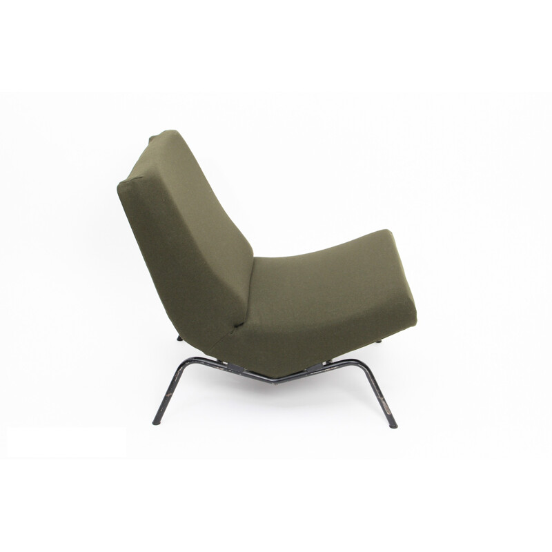 Green "CM194" low chair, Pierre PAULIN - 1950s