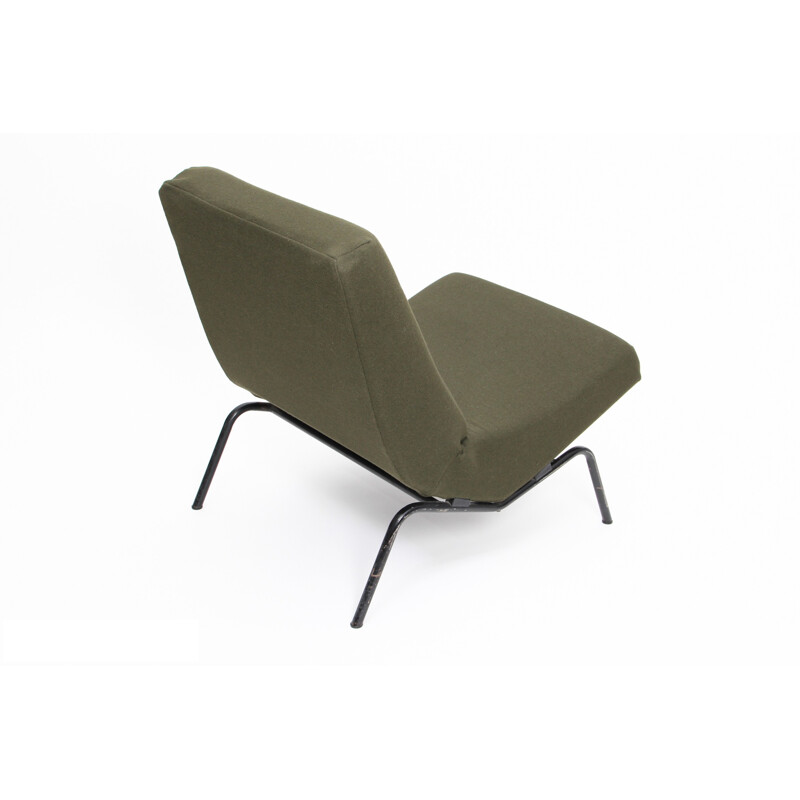 Green "CM194" low chair, Pierre PAULIN - 1950s