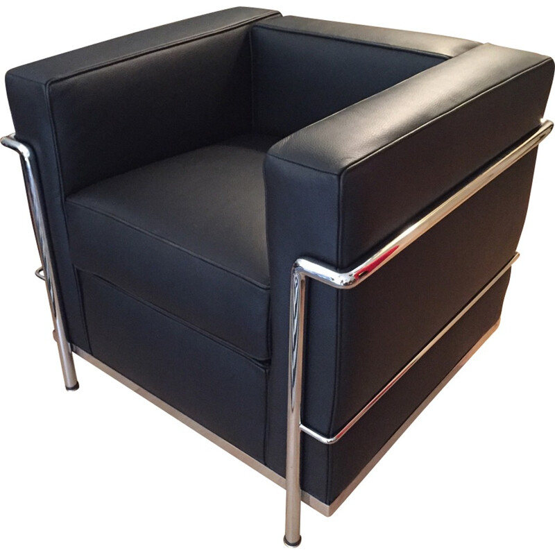 Armchair Lc2 by Le Corbusier for Cassina - 2000s