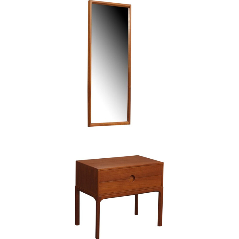 Chest of drawers with mirror by Aksel Kjersgaard - 1950s