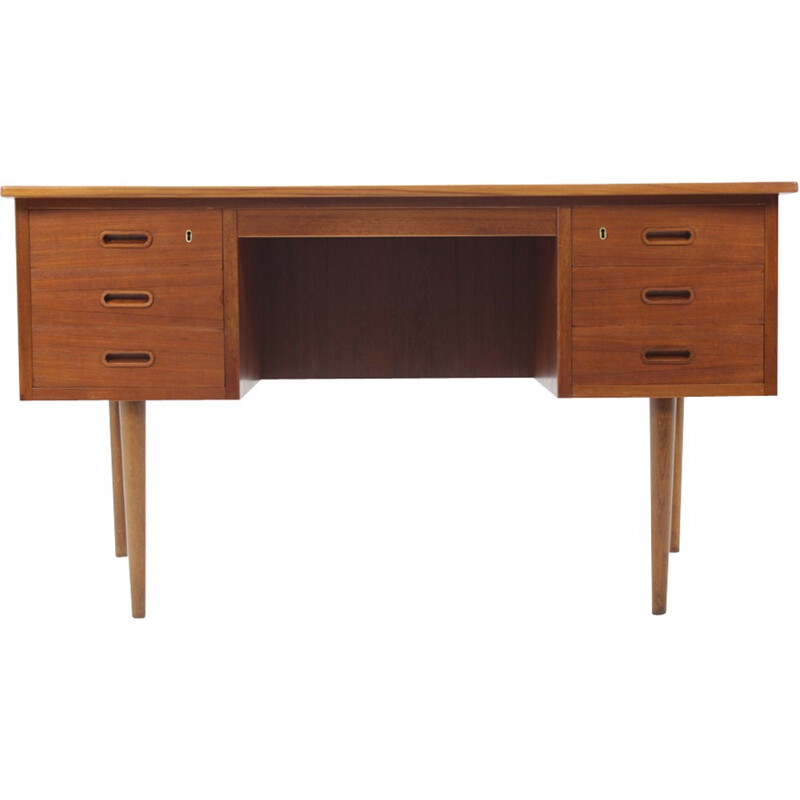 Vintage Danish writing desk in teak - 1960s