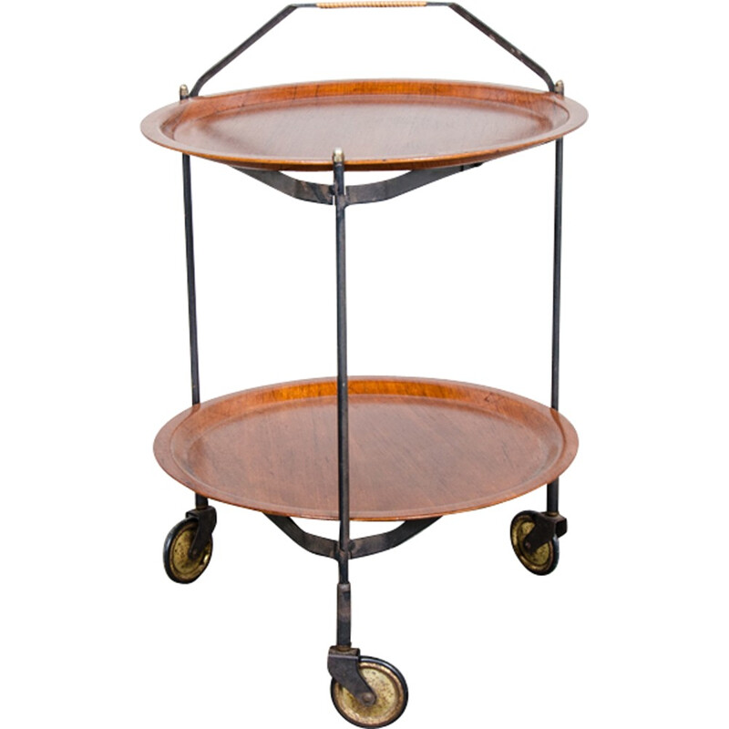 Impala Teak Serving Trolley for Åry Fanérprodukter Nybro - 1950s