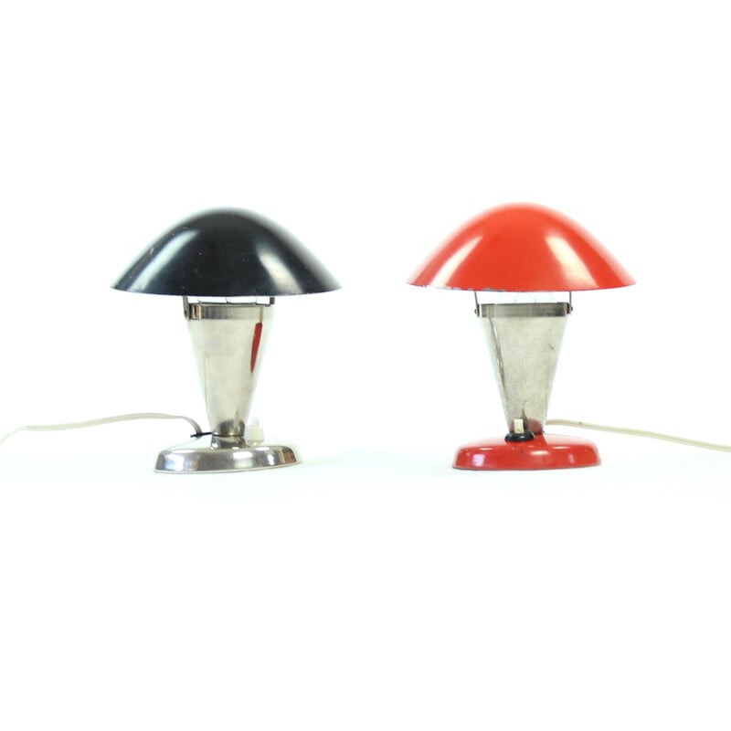 His & Hers Table Lamp by Josef Hurka for Napako, Czechoslovakia - 1960s