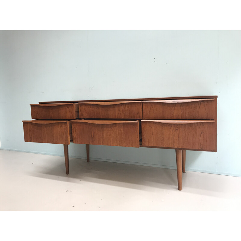 Teak vintage sideboard by Franck Guille - 1960s