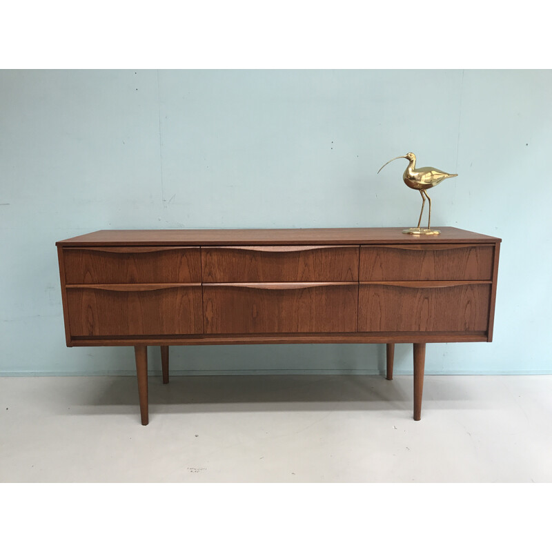 Teak vintage sideboard by Franck Guille - 1960s