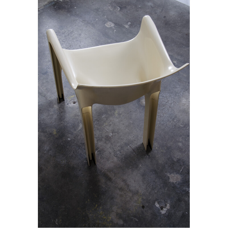 Set of 4 Dining Chairs "Gaudi Model" by Vico Magistretti for Artemide - 1970s