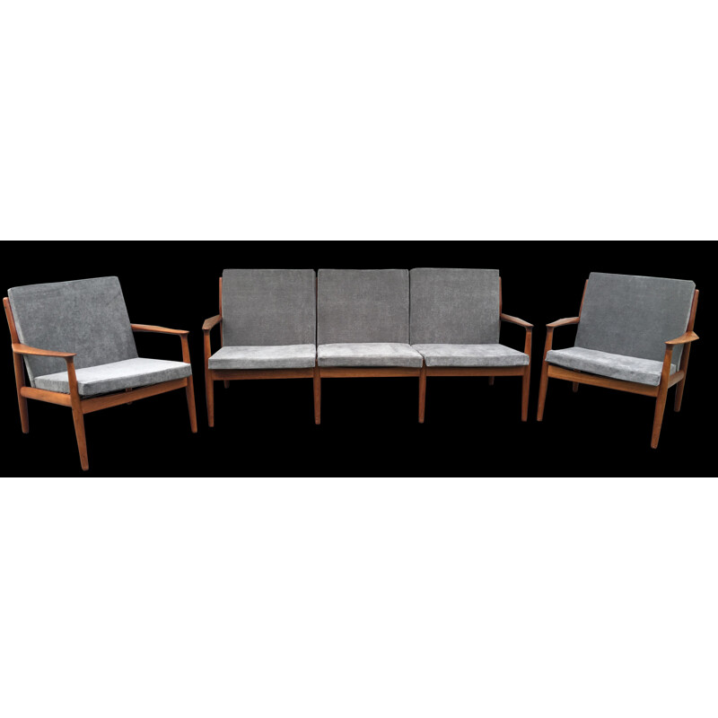 Teak linving room set by Grete Jalk - 1960s