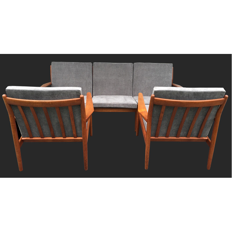 Teak linving room set by Grete Jalk - 1960s