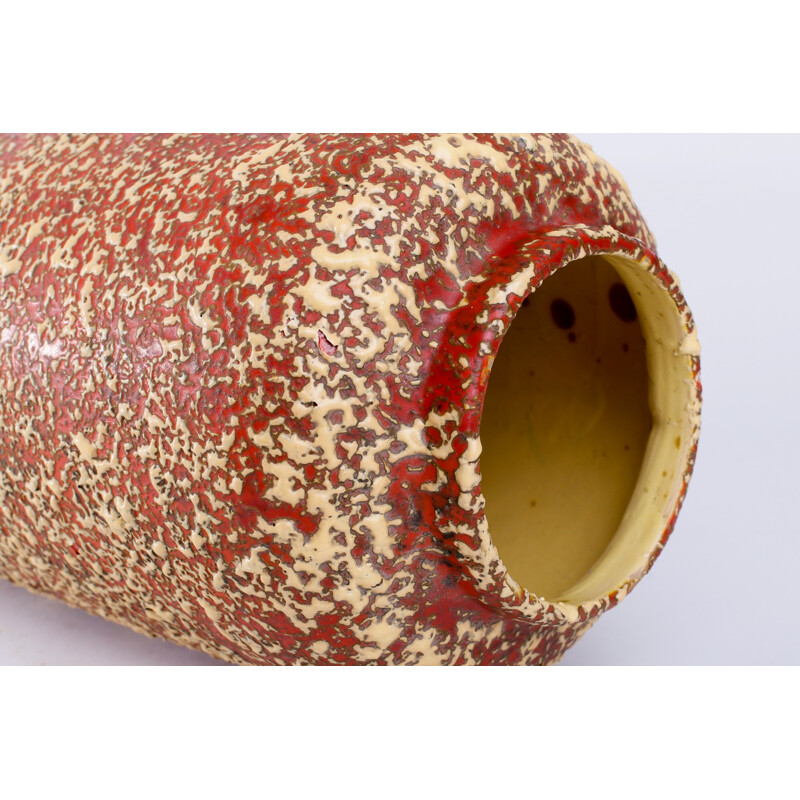 Large Hungarian Glazed Ceramic Floor Vase - 1970s