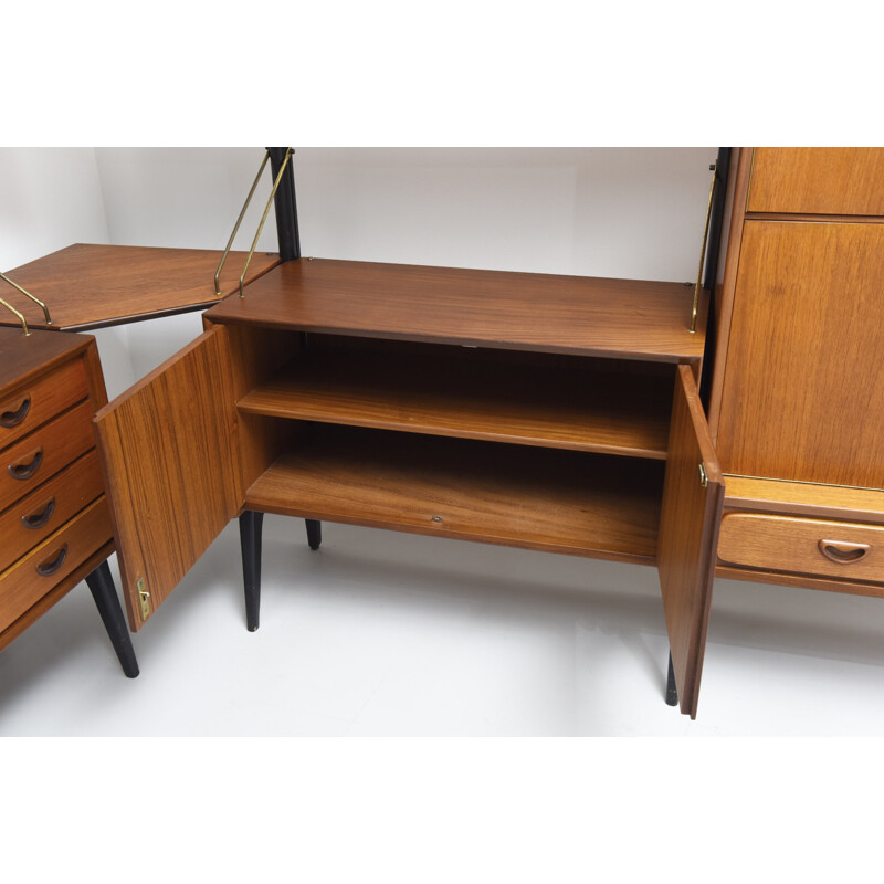 Wall unit vintage by Louis Van Teeffelen - 1960s