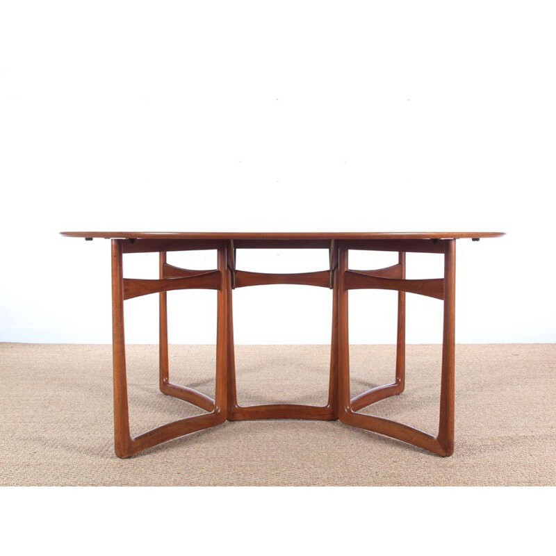 Vintage Scandinavian table in solid teak by Peter Hvidt and Orla Mølgaard Nielsen, 1960