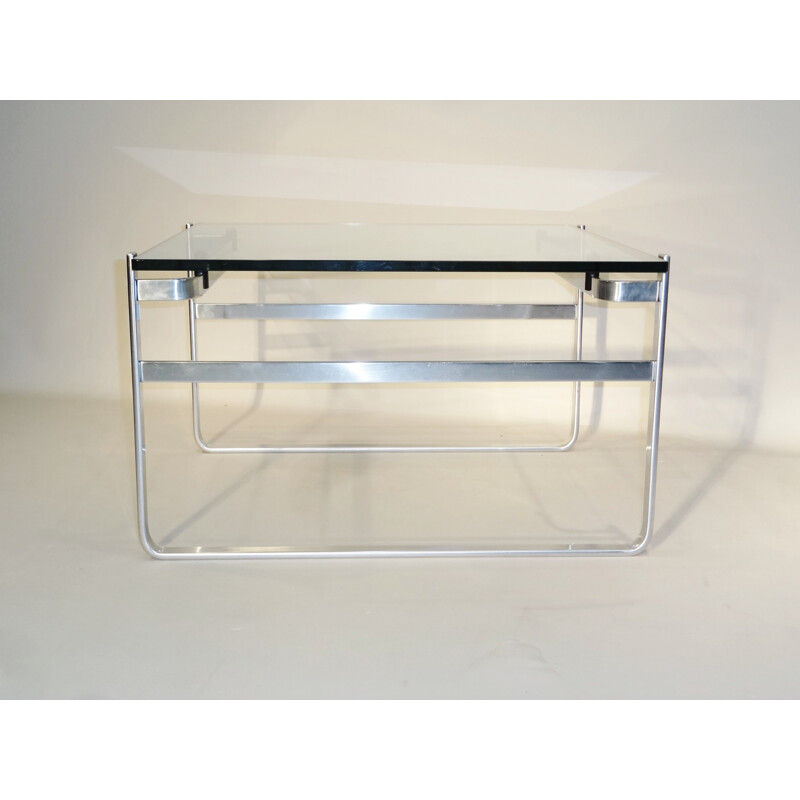 Coffee table in glass, Preben FABRICIUS and Jorgen KASTHOLM - 1970s