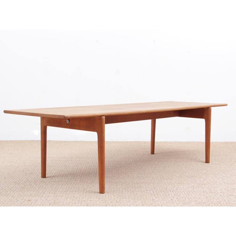 Vintage Coffee table in solid oak by Hans Wegner for Andreas Tuck - 1950s