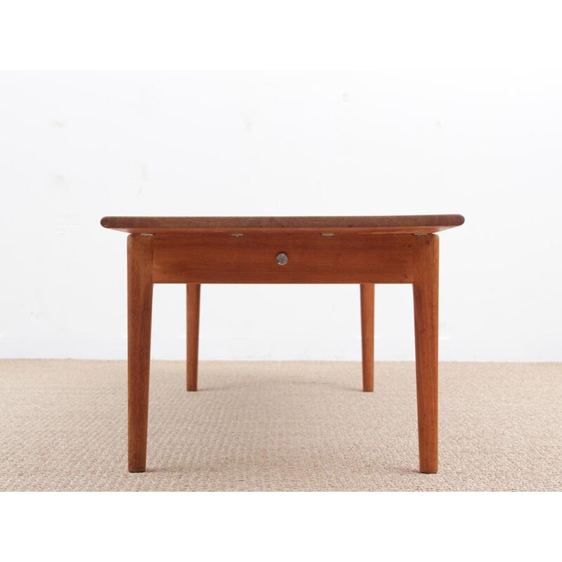 Vintage Coffee table in solid oak by Hans Wegner for Andreas Tuck - 1950s