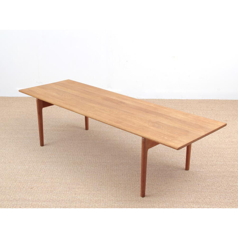 Vintage Coffee table in solid oak by Hans Wegner for Andreas Tuck - 1950s