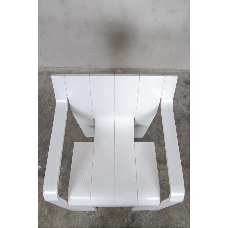 Paire de 2 fauteuils en Noir et Blanc par Gijs Bakker pour Castelijn - 1974