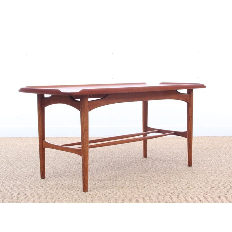 Scandinavian teak coffee table - 1950s