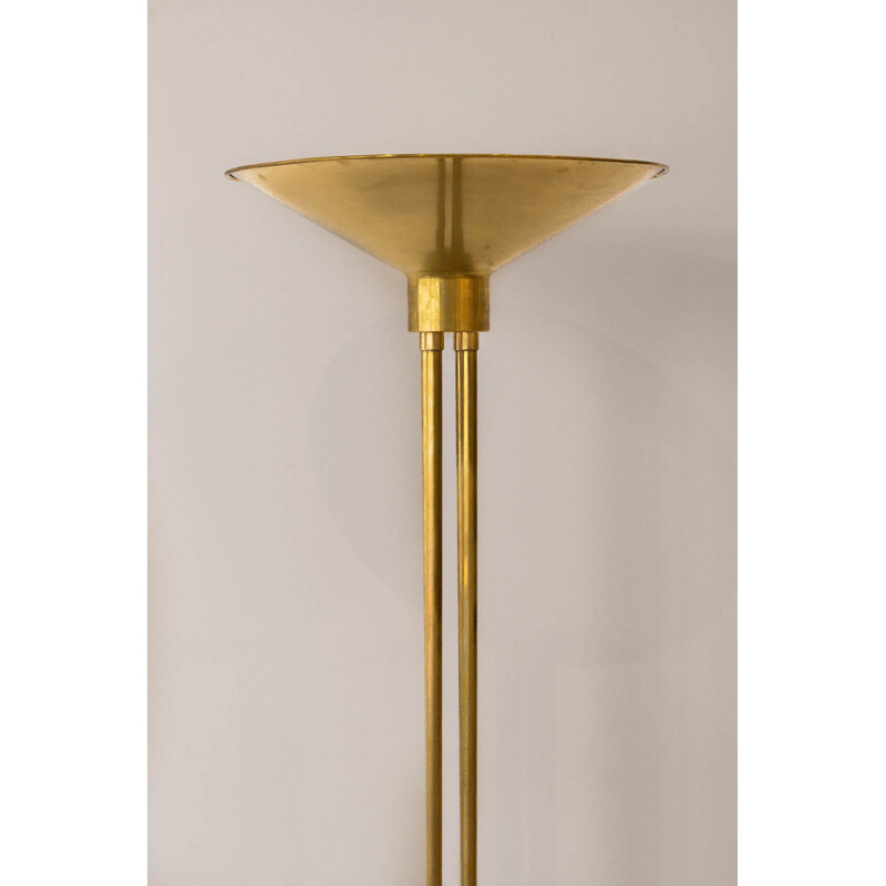 French Brass floor lamp - 1950s